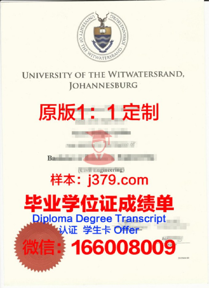 南非大学毕业证图片高清(南非大学留学)