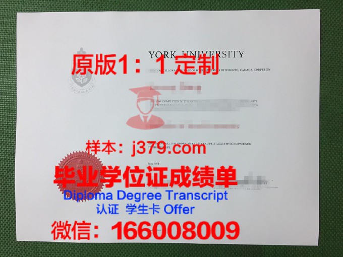 加拿大约克大学的毕业证都能做(加拿大约克大学毕业证样子)